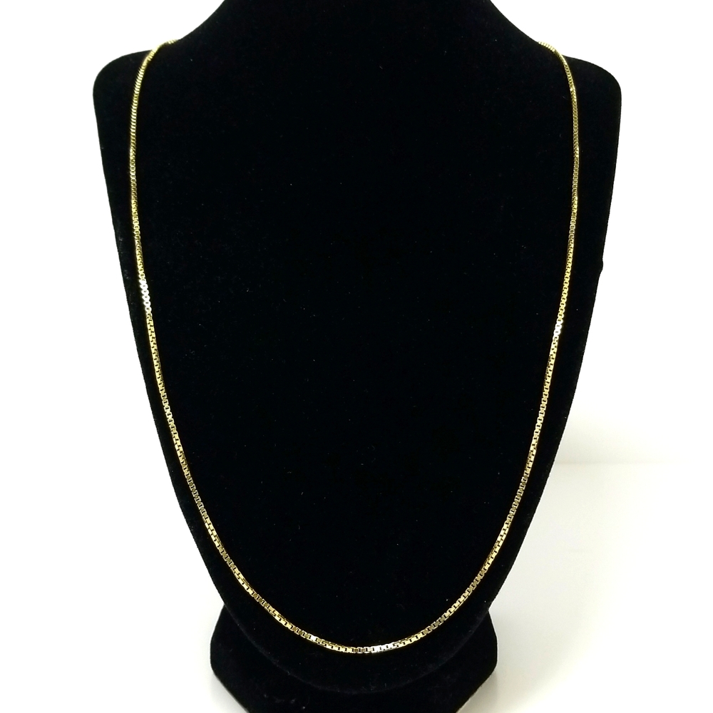 Danecraft Primavera Italy 24" 925 SS Gold Over Sterling Silver Necklace Chain